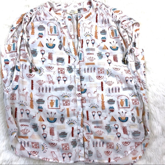 Anthropologie Tops - Anthropologie Danielle Kroll Brooklyn Egyptian Top